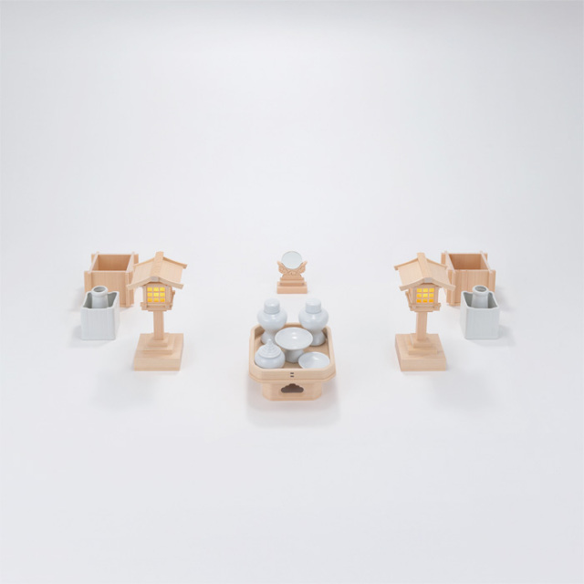 【神具セット】箱宮用神具ハーフセット（F-7・K-16・K-26用）