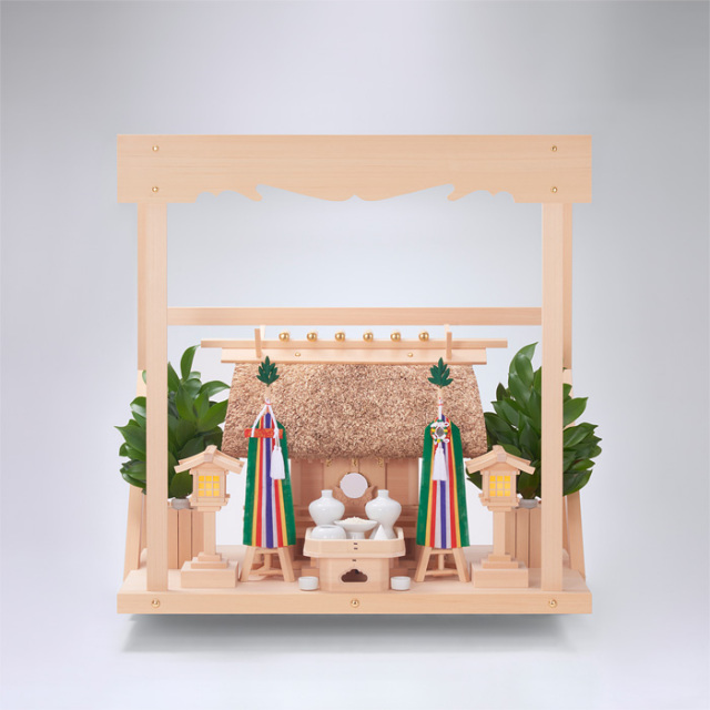 K-3'+神棚板（中）+神具フルセット