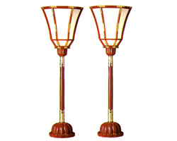 燈台 朱塗菊座台 120cm（電装付）