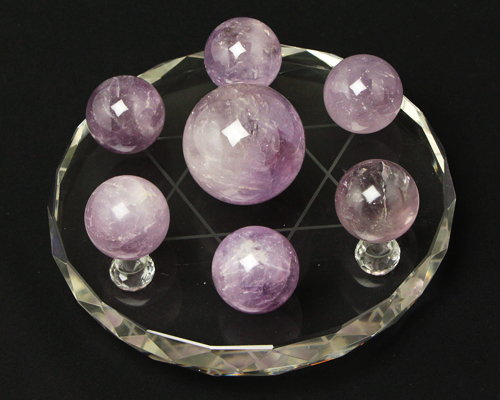 アメジスト 丸玉 七星陣 No.18 | 神棚・神具の製造販売通販なら伊勢宮忠