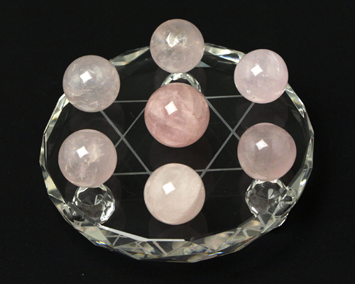 ローズクォーツ 丸玉 七星陣 No.13 | 神棚・神具の製造販売通販なら