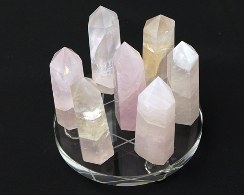 ローズクォーツ 六角柱 七星陣 No.14 | 神棚・神具の製造販売通販なら