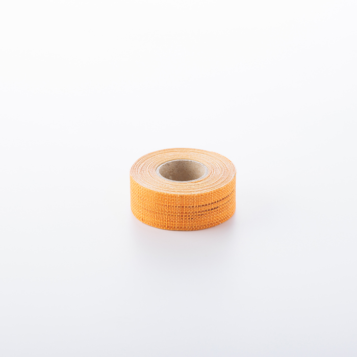 手織り 麻のテープ みかん15mm×2m 【ネコポス発送可】