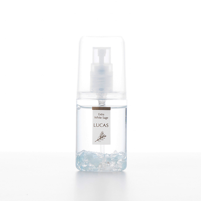 LUCAS ホワイトセージ 浄化スプレー ポケットルカス アクアマリン 20ml