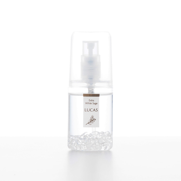 LUCAS ホワイトセージ 浄化スプレー ポケットルカス クリスタル 20ml