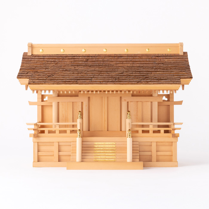 【アウトレット】 神棚 桧皮葺三社宮 松尾型〈H-5〉 No.4