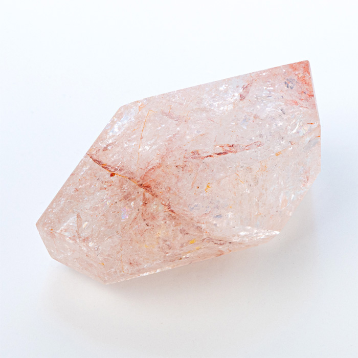 水晶 ピンククォーツ フリーカット ポリッシュ （磨き石） No.2