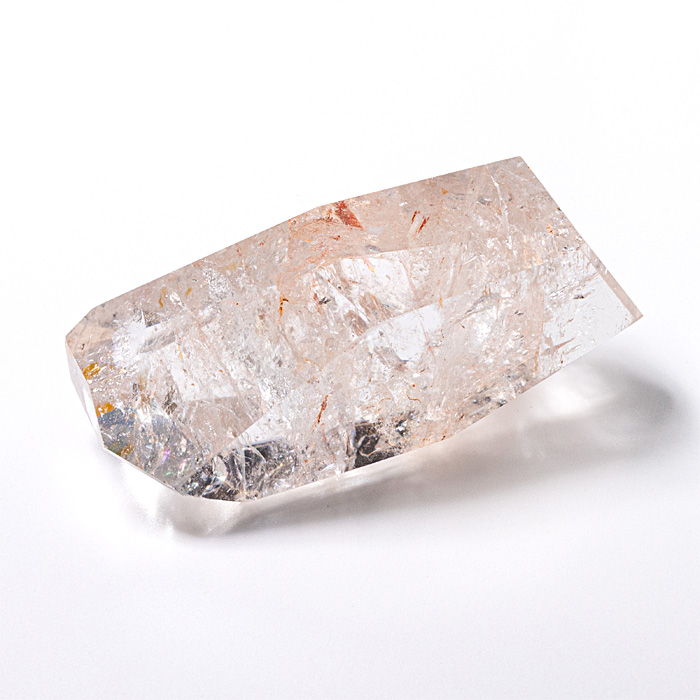水晶 ピンククォーツ フリーカット ポリッシュ （磨き石） No.6