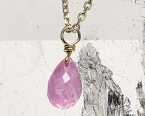 Jewel Drops ピンクサファイア K18 No.4