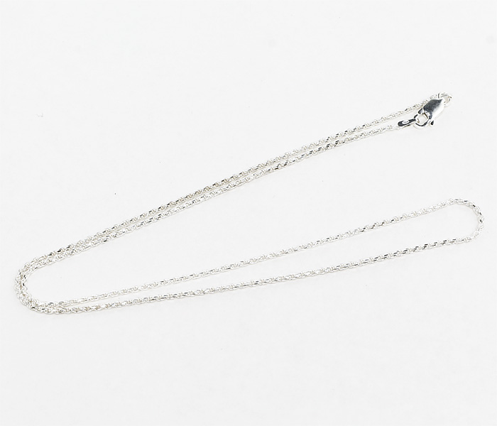 ネックレスチェーン ROPE SV925 長約450mm×φ1.4mm No.19