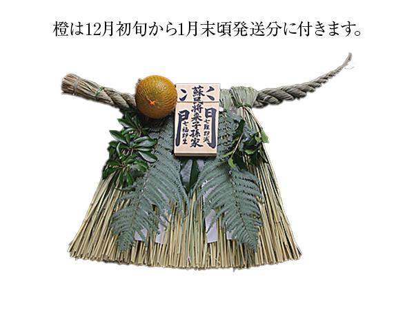 伊勢しめ縄（玄関用） 特大 青物付 蘇民将来子孫家門