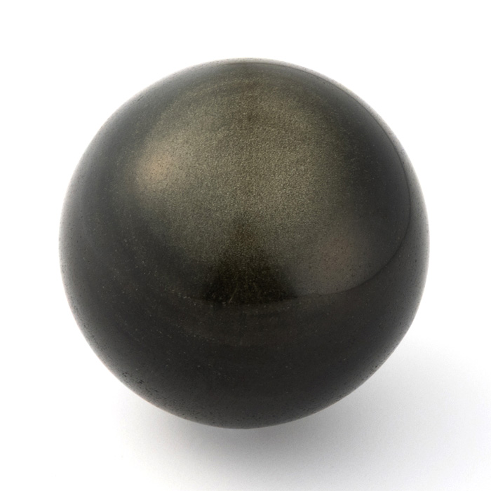 丸玉 ゴールデンオブシディアン （メキシコ産） 40mm （アソート） No.6
