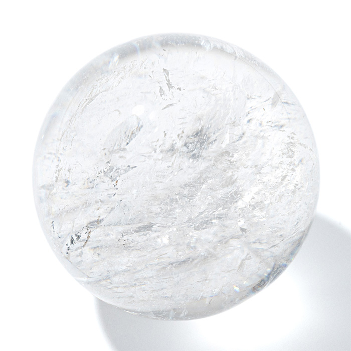 【15%off】丸玉 ナチュラルレインボー水晶 （アイリスクォーツ） （ヒマラヤ マニカラン産） 59mm No.125