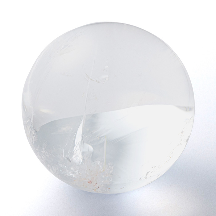 丸玉 水晶 レムリアンシードクリスタル レインボー （ブラジル バイーア州産） 63mm No.14