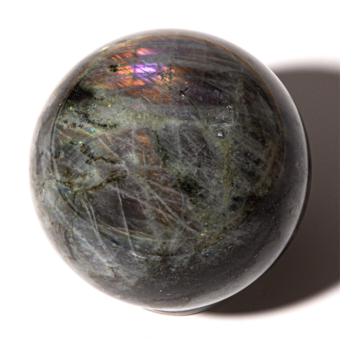 丸玉 ラブラドライト （マダガスカル産） 62mm No.6