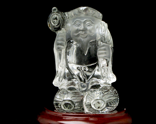 水晶彫刻 大黒様 No.4