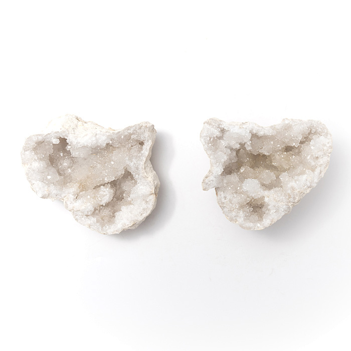 水晶 ジオード（晶洞） ペア （モロッコ産） No.101