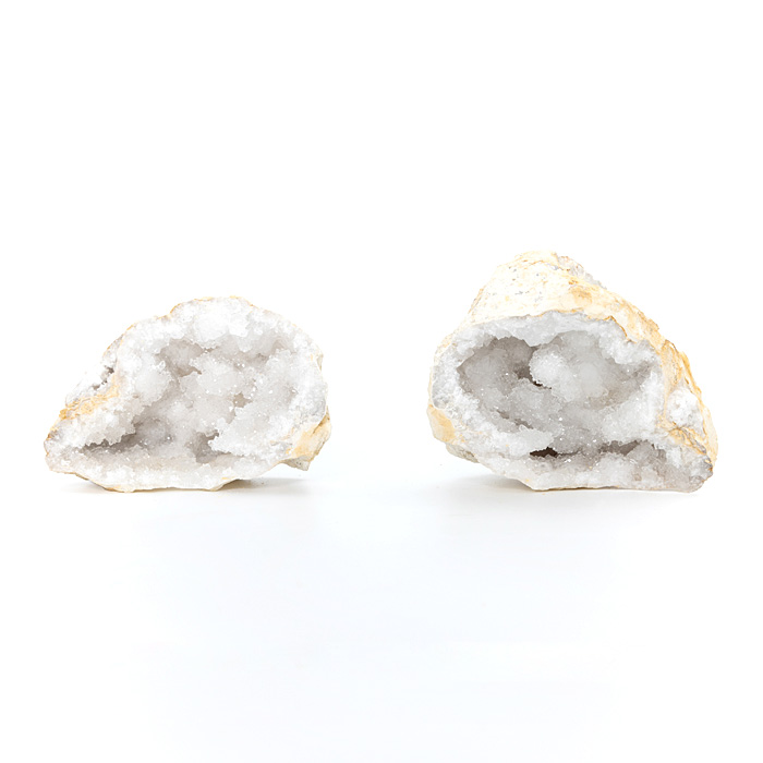 水晶 ジオード（晶洞） ペア （モロッコ産） No.104