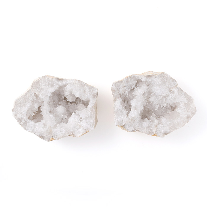 水晶 ジオード（晶洞） ペア （モロッコ産） No.107