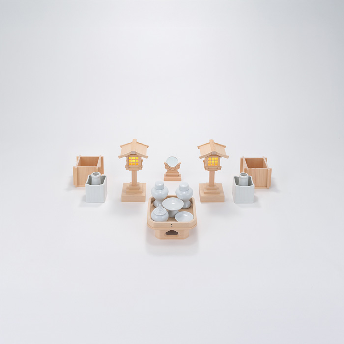 【神具セット】神具ハーフセット（K-3・K-3'・K-9・K-9'・H-3用）