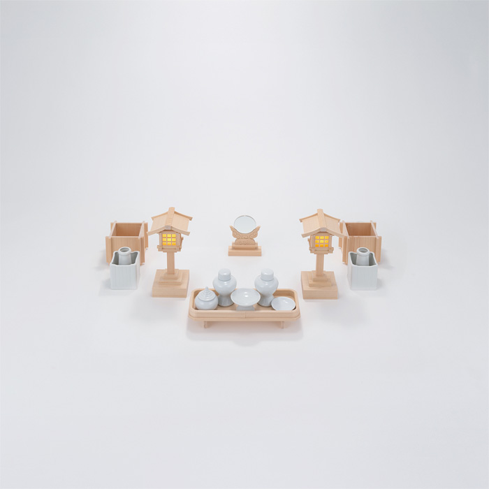 【神具セット】箱宮用神具ハーフセット（F-12・F-13用）