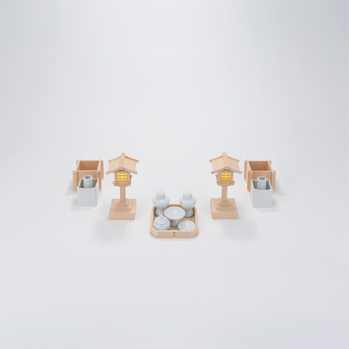 【神具セット】神具ハーフセット（I-14用）