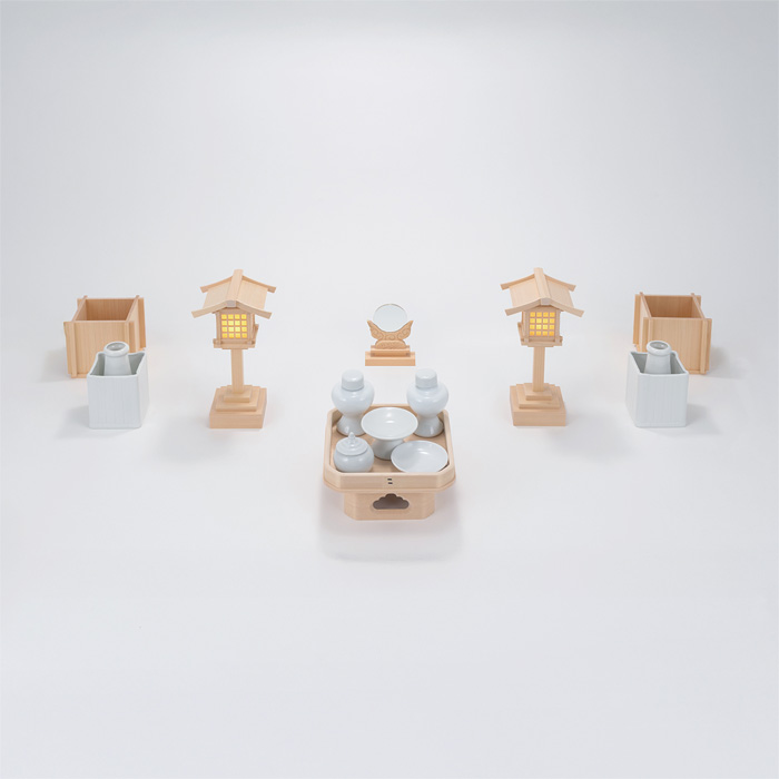 【神具セット】神具ハーフセット（K-1用）