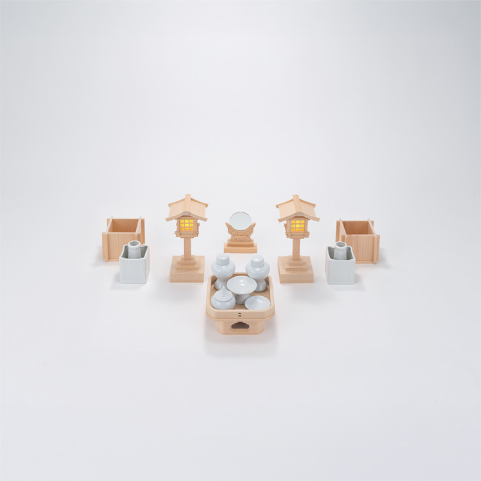 【神具セット】神具ハーフセット（小）