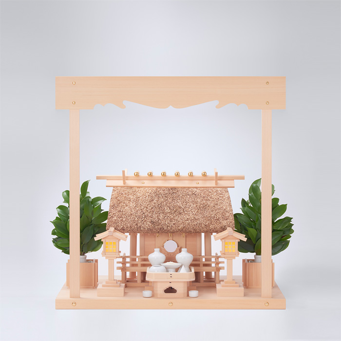 K-3'+敷板（中）+雲板（中）+神具ハーフセット