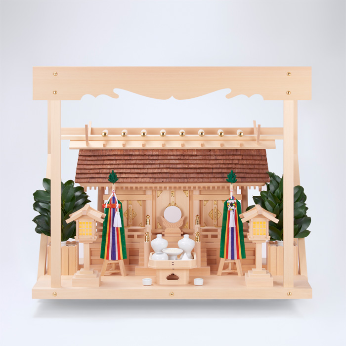 H-4+神棚板（大）+雲板（大）+神具フルセット