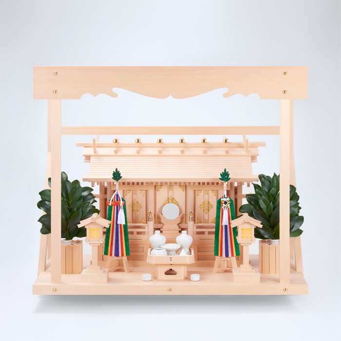 I-17+神棚板（大）+雲板（大）+神具フルセット