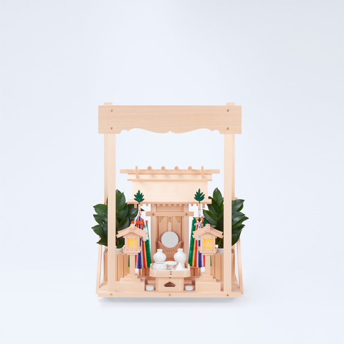 I-23+神棚板（小）+雲板（小）+神具フルセット