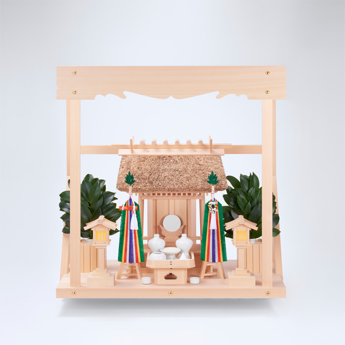 K-14+神棚板（中）+雲板（中）+神具フルセット