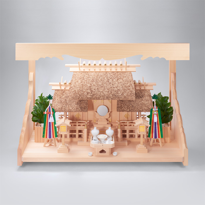 K-4+神棚板（持送式 雲板付）+神具フルセット