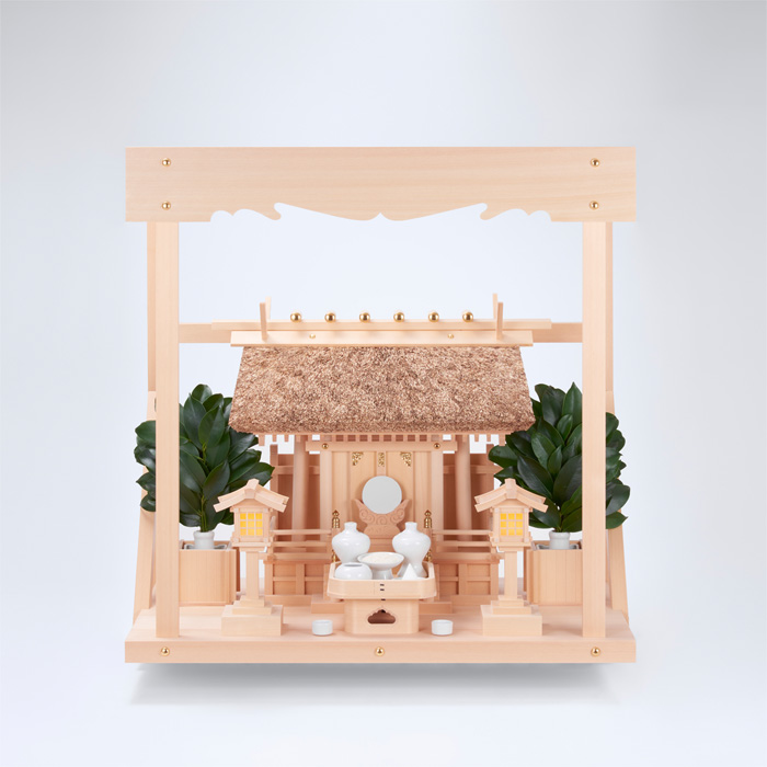 K-11+神棚板（中）+雲板（中）+神具ハーフセット