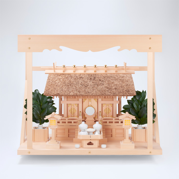 K-17+神棚板（大）+雲板（大）+神具ハーフセット