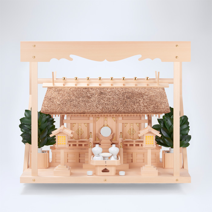 K-7+神棚板（大）+雲板（大）+神具ハーフセット