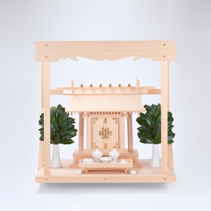I-21+神棚板（中）+雲板（中）+神具ミニセット