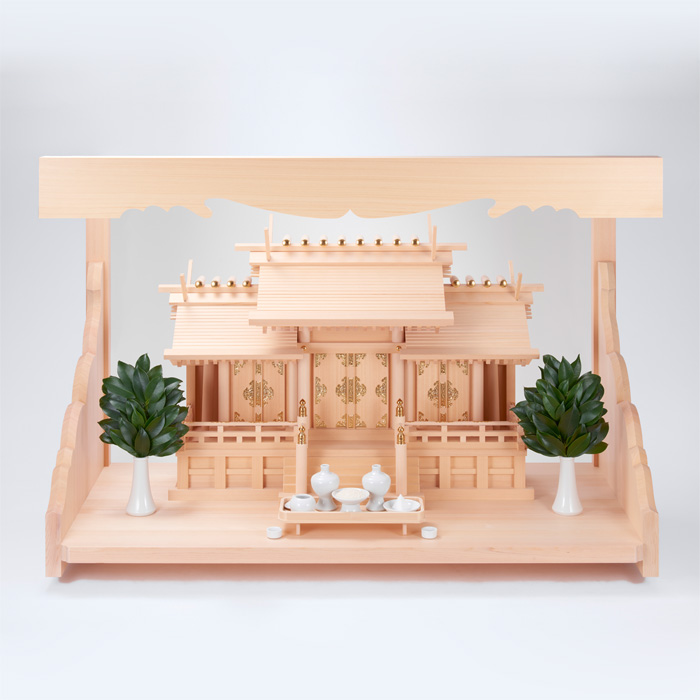 I-4+神棚板（持送式 雲板付）+神具ミニセット