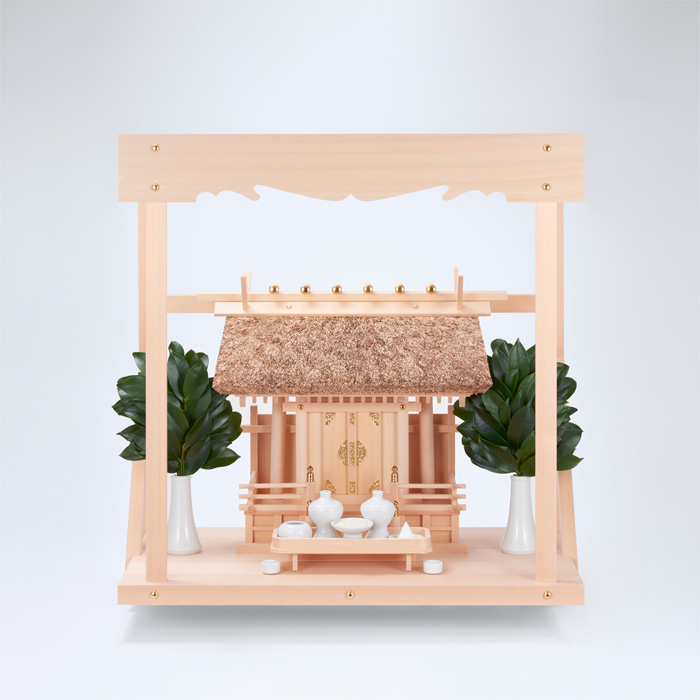 K-11+神棚板（中）+雲板（中）+神具ミニセット