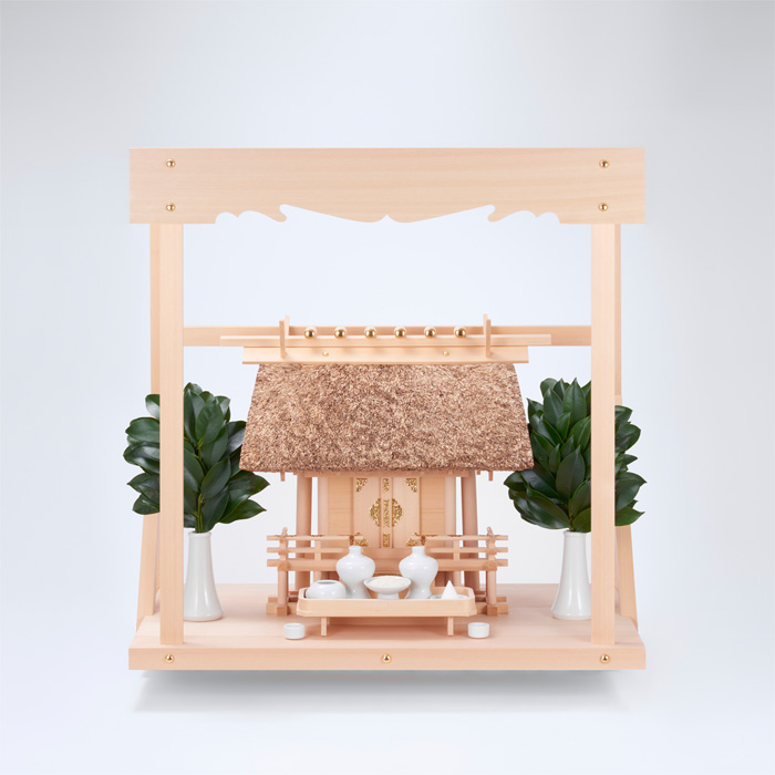 K-3+神棚板（中）+雲板（中）+神具ミニセット