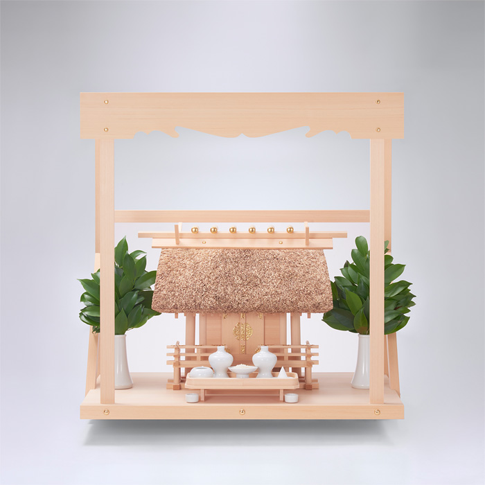 K-3'+神棚板（中）+雲板（中）+神具ミニセット