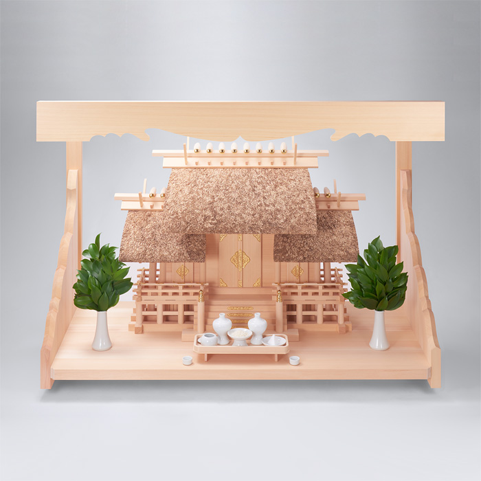 K-4+神棚板（持送式 雲板付）+神具ミニセット