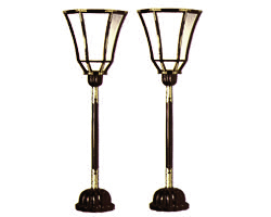 燈台 黒塗菊座台 135cm（電装付）