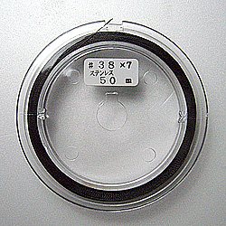 石鯛ワイヤー５０ｍ３８番１