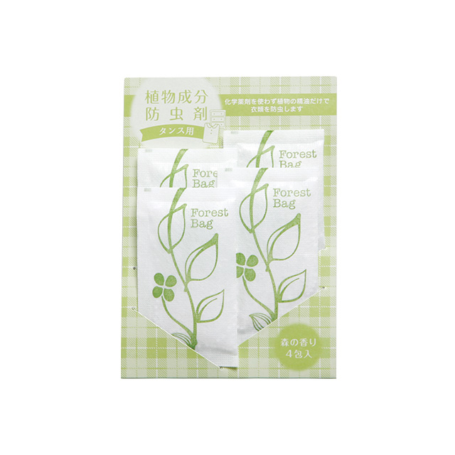 植物成分防虫剤タンス用　森の香り　４包