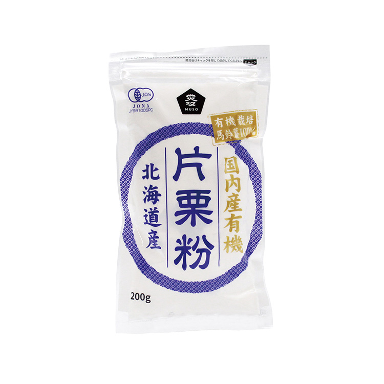 国内産有機片栗粉　200g　ムソー