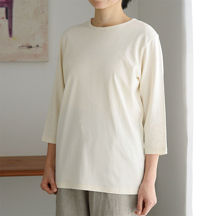≪メール便対応≫七分袖Tシャツ20（S、M、L、LL）　　前田源商店