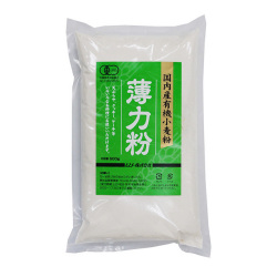 国産有機小麦・薄力粉 500ｇ　ムソー