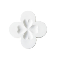 ≪メール便対応≫アロマプレート　クローバー　58×7×58mm　　デイリーアロマジャパン